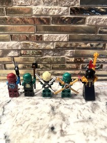 Ninjago Nya & Lloyd Airjitzu Overlord Custom Lego Minifigure 70590 Lot of 5 🔥