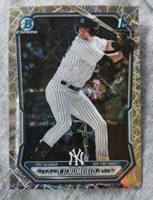 2026 Bowman Chrome 1st Bowman BCP-134 T.J. Rumfield Laser Refractor