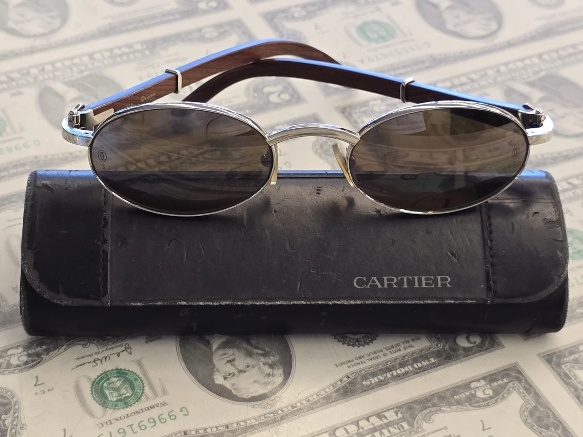Cartier Oval 1990s Vintage Sunglasses for sale | eBay