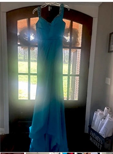 Ava Presley size 4 formal, worn once, straps were altered and side hemmed