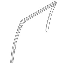 Genuine Nissan Window Channel 82331-ez01a