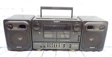 Vintage Sony Boombox CFS-W470 AM/FM Radio Tape Player Cassette Recorder
