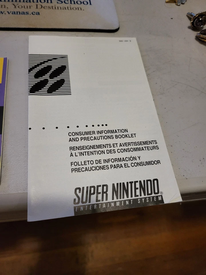 OPERATION THUNDERBOLT SNES SUPER NINTENDO COMPLETE IN BOX GOOD USED CONDITION! - Image 4 of 4