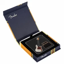 PAMP Fender 2x 1 Oz Fine Silver Precision Bass and Amp Shaped Coins Colored