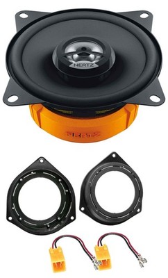 Hertz 10cm 2-Wege 60Watt Lautsprecher für Fiat 500 Bravo Punto Ablage Tür Front