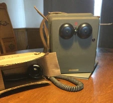  Vintage WW2 US Navy Kellogg Switchboard Box Phone. Never Used Original Box