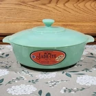 New Anchor Hocking Fire King Jadeite 2 Quart Covered Casserole Dish