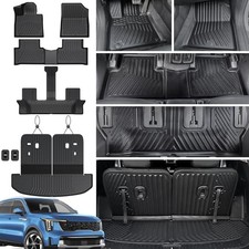 Floor Mats Cargo Mat Set for 2021-2024 2025 2026 Kia Sorento 6/7 Seats Car Mat