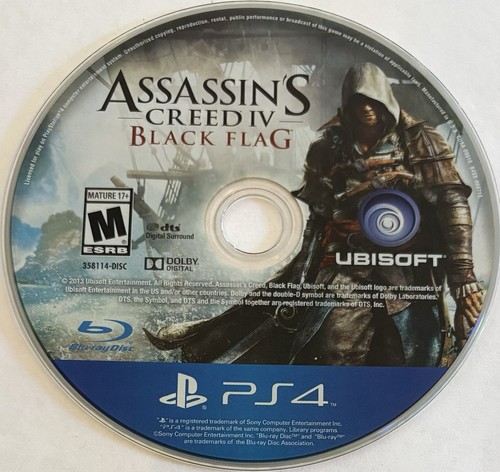 Assassin's Creed IV: Black Flag (PS4) DISC ONLY | NO TRACKING | M3275