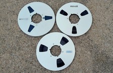 Lote de cintas de audio Ampex Maxell Memorex de 10,5 pulgadas 1/4 de metal carrete a carrete