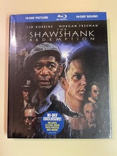 Shawshank Redemption Blu-ray, Tim Robbins, Morgan Freeman, Digibook, Bonus