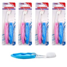 8 Foldable Folding Toothbrush Travel Camping Outdoor Hiking Portable Compact