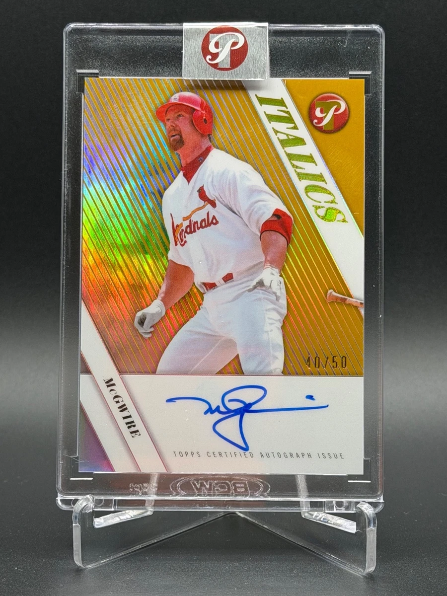 Topps Mark McGwire Baseball Serial Numbered Sports Trading Cards