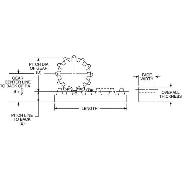 Bastidor Boston Gear L515-6, acero, 12 pasos Foto 2 de 2