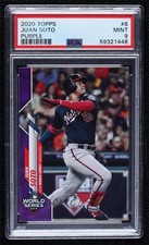 2020 Topps World Series Highlights Meijer Purple Juan Soto #6 PSA 9 MINT 09gu