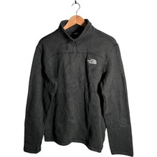 The North Face Jacket Women's Size M Grey 1/4 Zip Fleece Outdoor Casual