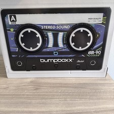 Bumpboxx Remixx Retro Bluetooth Boombox Portable Speaker-Electric Red New