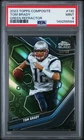 6594 Tom Brady 2023 Topps Composite #130 Green Refractor Chrome Black /99 PSA 9