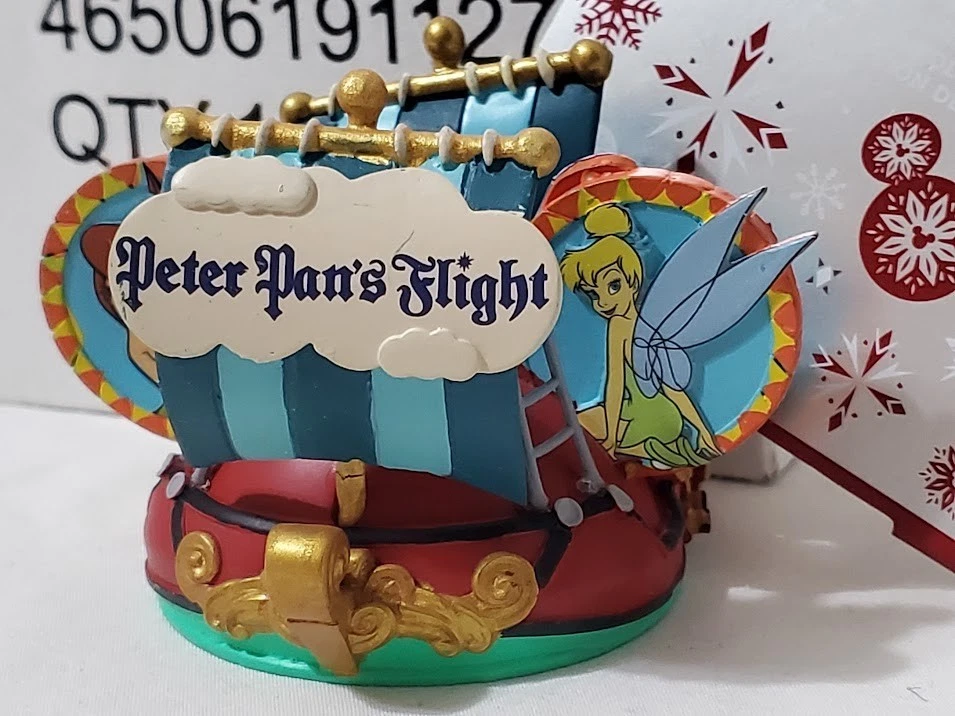 Disney Parks Peter Pan's Flight Mickey Ear Hat Ornament NIB - Image 4 of 4