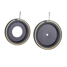 Adjustable Manual Iris Diaphragm Aperture2.5mm-36mm Optical Microscope Component