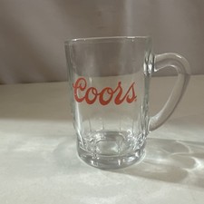 Vintage Coors Beer 3” Mini Mug Stein Toothpick Holder Shot Glass Handle