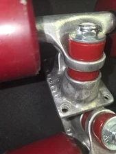 1970's Tracker Skateboard Trucks Midtrack Powerflex 5 Wheels