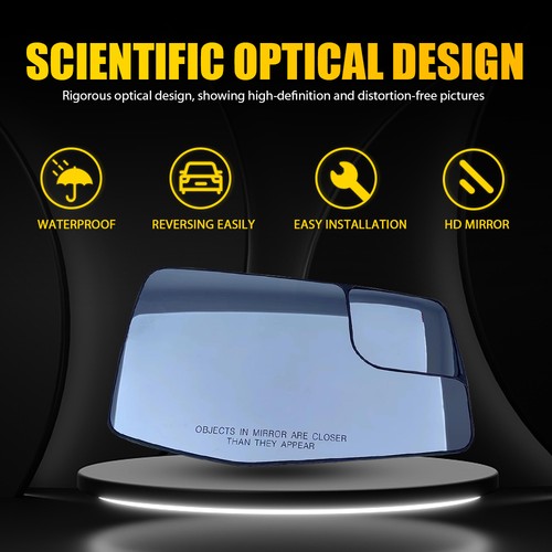 For 2019-21 SILVERADO SIERRA 1500 2500 Mirror Glass Lens Passenger Right Side - Foto 10 di 11