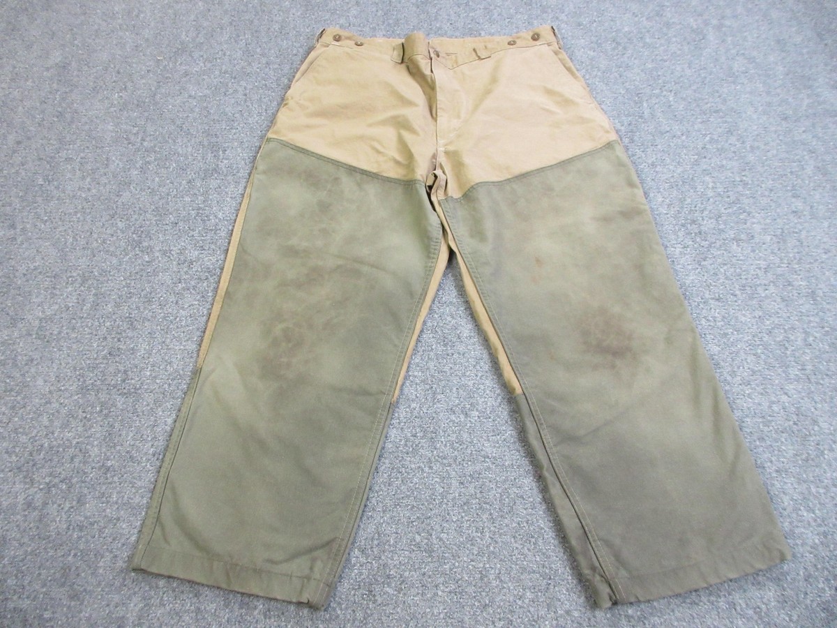 80s FILSON ワークパンツ　貴重　サイズ40 Vintage Filson Upland Brush Pants Mens 42x27 Beige Canvas Waxed