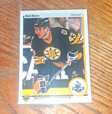 Upper Deck 1991 Bob Beers Boston Bruins Star Rookie Rookie Card #43 NHL. rookie card picture