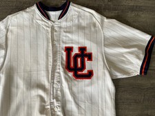 Authentic Game Worn 1990s Utica College Pioneers Baseball #21 Jersey Powers 46