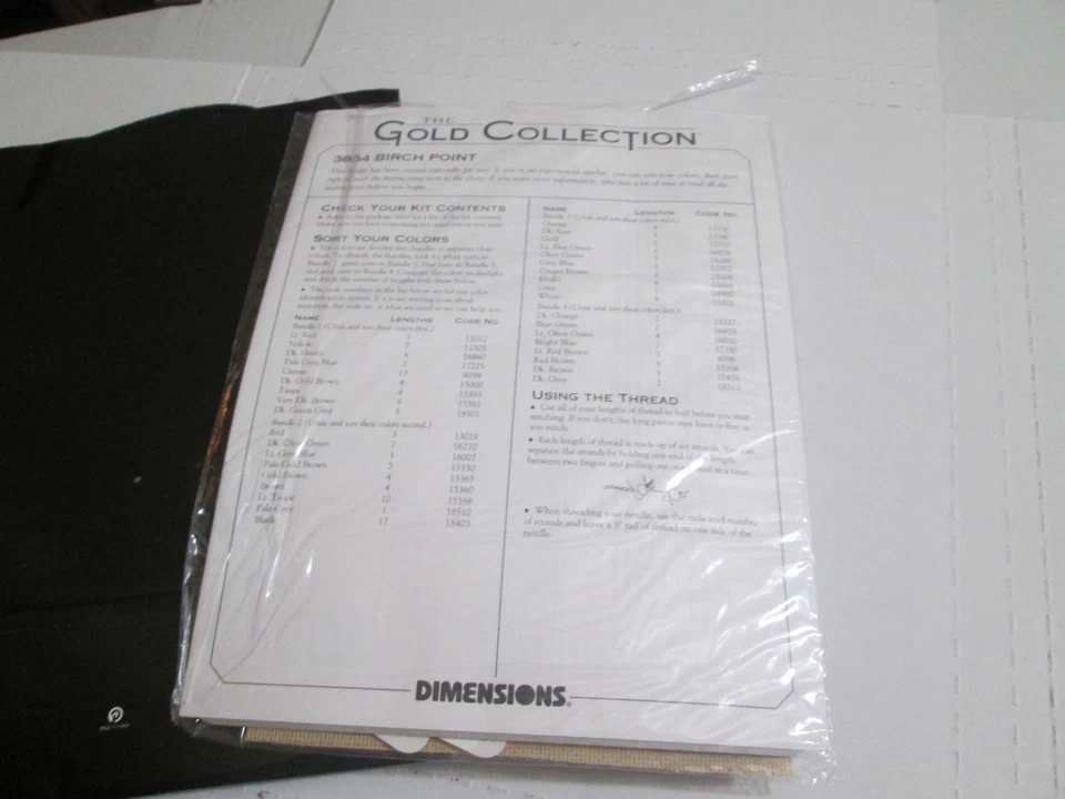 Dimensions Gold Collection Birch Point Cross Stitch Kit Wysocki Open Complete - Image 3 of 4