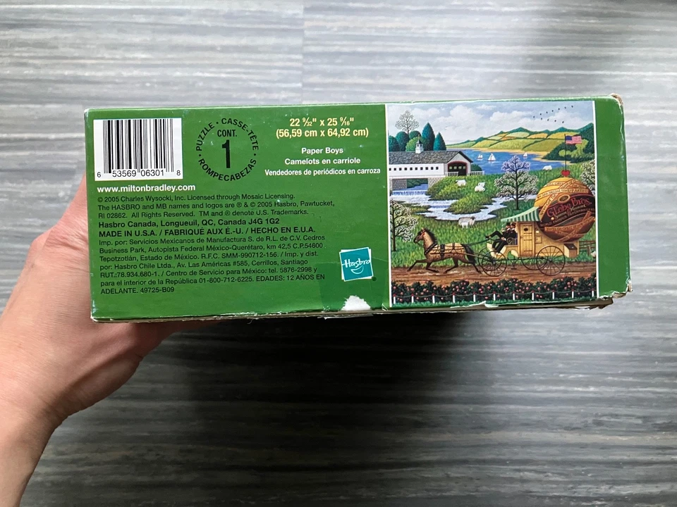 Quebra-cabeça PAPER BOYS Charles Wysocki esplendor sazonal americano 1000 peças - Imagem 4 de 4