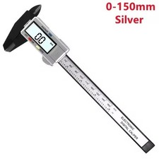 6 LCD Digital Vernier Caliper Black Micrometer Measure Tool Gauge Ruler