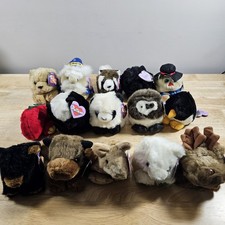 Vintage Puffkins plush Swibco Lot Of 15 With Tags