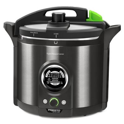 #ad #ad Presto 02144 12 Quart Digital Pressure Canner 12 Quarts Black Stainless $726.99