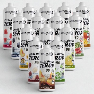 Best Body Nutrition Low Carb Vital Drink Sirup Getränke Konzentrat Sirup 11  /L