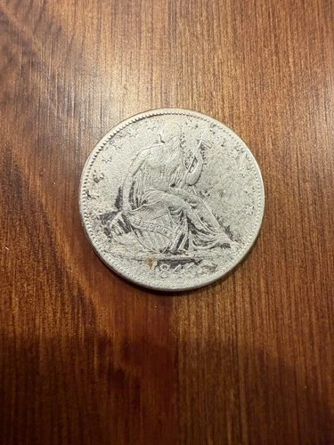 1849-O Seated Liberty Silver Half Dollar 50c — VF Details — Cleaned/Scratches