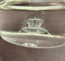 Crown Royal Lowball glasses With Logo Hologram - Set of 4