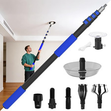 26FT Reach Light Bulb Changer for High Ceilings with Telescopic Extension Pole,