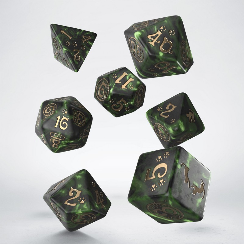 Q-Workshop BNIB Cats Dice Set: Pixel