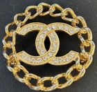 Vintage costume Jewelry Chanel brooch