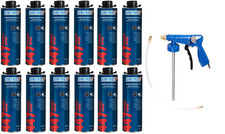 12x DINITROL 447 Black Stone Chip Chassis Wheel Arch Rust Proofing 1L + FREE Gun