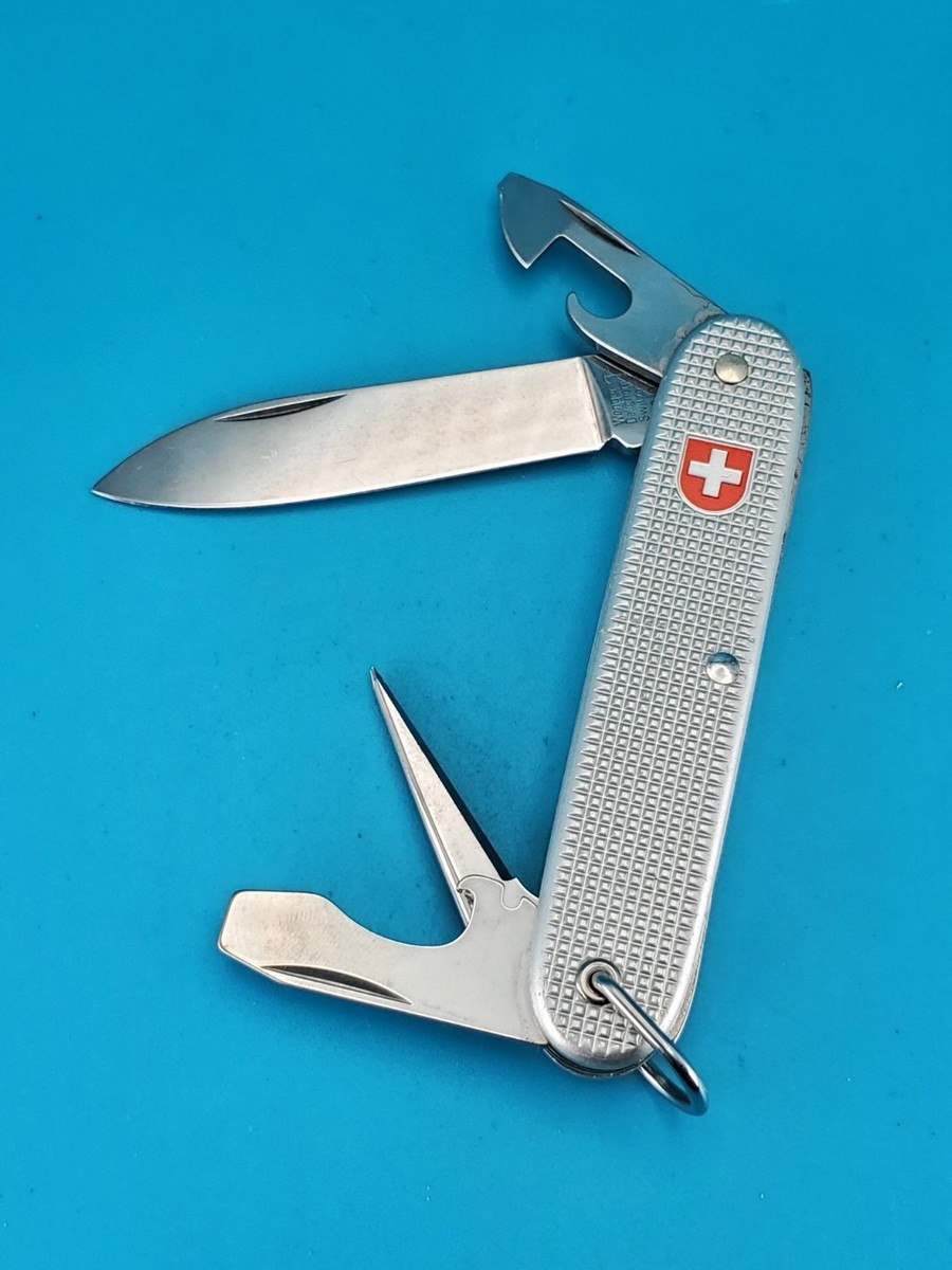 Wenger Soldat Standard Issue Silver Alox Old Cross Swiss Army