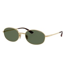 Vogue Eyewear VO 4323S 280/71 Gold Metal Oval Sunglasses Green Lens