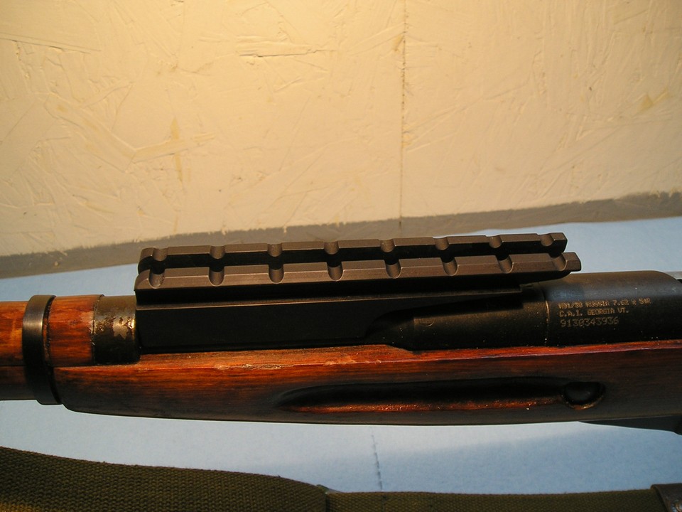 Mosin Nagant Scope Mount for the 91/30, See Through, Rear Sight
