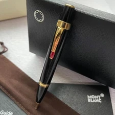 New Montblanc Boheme Resin Black Signing Pen Ballpoint Pen 164