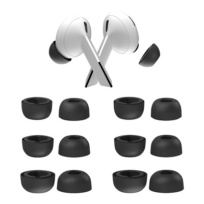 Ersatz-Ohrstöpsel für Samsung Galaxy Buds 3 Pro   3 Paare (S/M/L)   Dunkelgrau