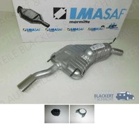 Imasaf ESD Auspuff Endtopf+Anbauteile für Saab 9-5 + Kombi 2.0 + 2.2 + 2.3 + 3.0
