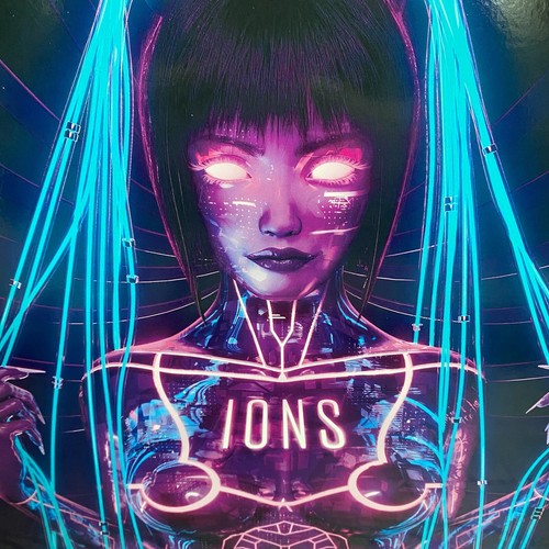 Turboslash - Ions LP (White/Blue/Red Swirl Vinyl) Limited X/150 NewRetroWave - Picture 9 of 9