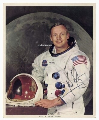 Neil Armstrong Astronaut Raumfahrt Nachdruck Foto Unterschrieben 11''X8''